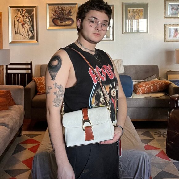 Dooney & Bourke Kyra Crossbody Bag - Cream - Picture 13 of 13